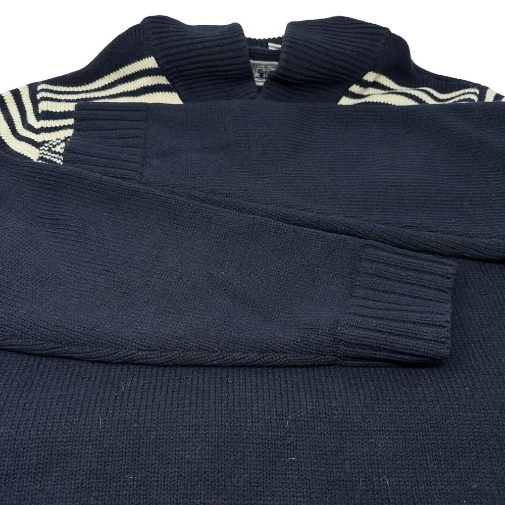 SCHOTT BROS Shawl Collar‎ Pullover Sweater Nordic Ski Wool Blend Fisherman 2XL